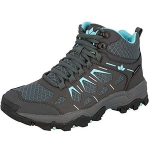 Lico Sierra High Dames Trail-hardloopschoenen, Antraciet/turquoise, 42 EU