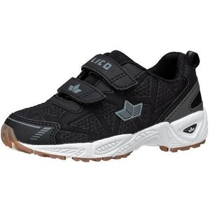 LICO Flori V uniseks-kind Sneakers , Zwart / grijs, 25 EU