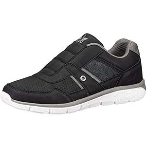 Lico Conner Slipper Heren Sneakers, Zwart/grijs, 41 EU