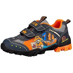 Lico - Alvaro - Gezondheidsslippers - Zwart - Leer