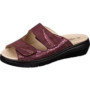 Lico Rebecca Comfort Dames Slippers, Bordeauxrood, 37 EU