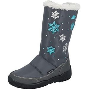 Lico Lumina Meisjes Sneeuwlaarzen, Grijs/turquoise, 29 EU