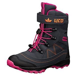 Lico Sundsvall VS Meisjes Sneeuwlaarzen, Marineblauw/felroze/oranje, 41 EU