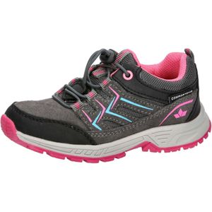 Lico Mani Sneakers voor meisjes, Antraciet, roze