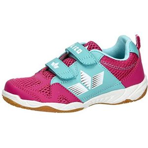 LICO Sport V meisjes Hallentturnschoen , roze, turquoise, wit, 38 EU