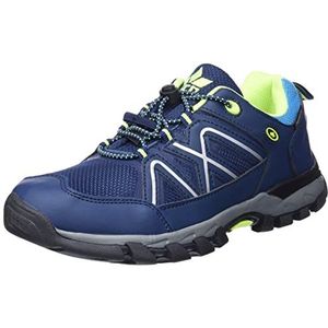 Lico Maine Low Trail-hardloopschoen voor jongens, Marine Blue Lemon, 29 EU