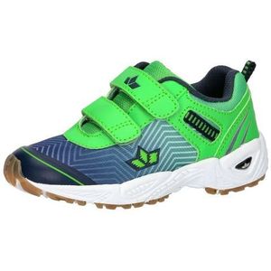 Lico barney v sneakers voor jongens, Citroen, marineblauw