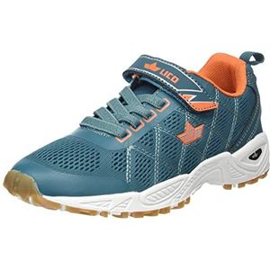 Lico Unisex Jackie Vs Sneakers voor kinderen, Petrol Oranje, 31 EU