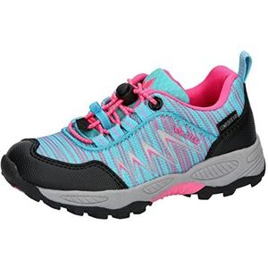 Lico Perth Trailschoenen voor kinderen, uniseks, Turquoise zwart roze, 41 EU