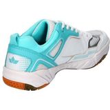 Lico Sprint Indoor turnschoen voor dames, wit/turquoise, 43 EU, Wit turquoise, 43 EU