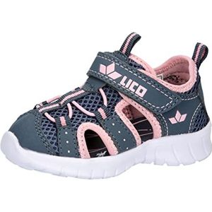 Lico - Melis VS - Babyschoen - Grijs - Klittenbandsluiting