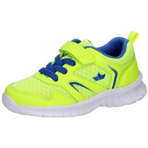 LICO Skip VS Kinder Sneaker mit leichter CME-Laufsohle Turnschuhe für Mädchen oder Jungen Turnschuhe Freizeit-Schuhe 590663 Skip VS Lemon-Gelb/Blau