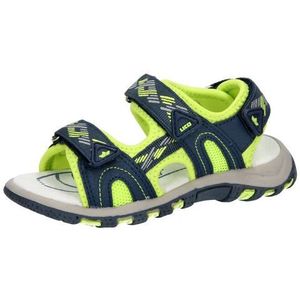 Lico Luca V Sandalen voor kinderen, uniseks, Marinegrijs citroen, 25 EU