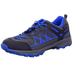 Lico Griffin Low Trailschoenen, grijs/zwart/blauw, 34 EU, grijs/zwart/blauw.