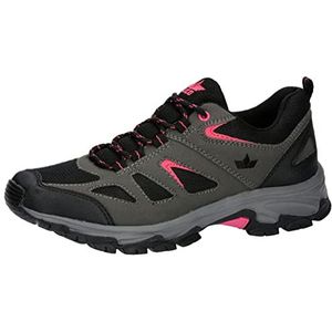 Lico Lismore Trailschoenen voor dames, grijs/zwart/roze, 37 EU, grijs, zwart, roze, 37 EU