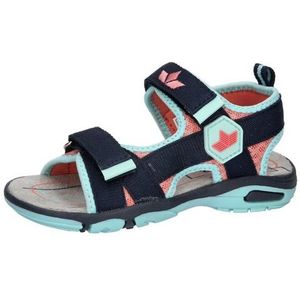 Lico Palau V Sandalen voor kinderen, uniseks, marine turquoise zalm, 25 EU