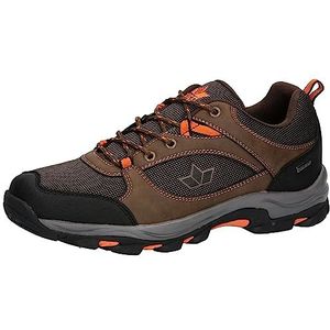 Lico Melton trailschoenen voor heren, Bruin zwart oranje