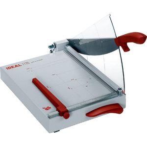 Snijmachine - Robijnrood - Metalen Constructie - Automatische Aandruk