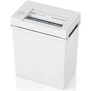 IDEAL 2245 papiervernietiger, veiligheidsniveau P-2, stripsnede 4 mm, capaciteit 11 vellen, afvalcontainer van 20 liter, vernietigt ook kantoor-/nietjes en creditcards