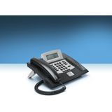 Auerswald COMfortel 1600 ISDN-systeemtelefoon Headsetaansluiting, Handsfree, Touchscreen Verlicht Zwart, Zilver