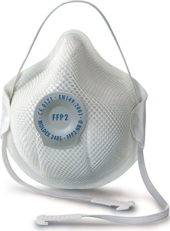 Moldex - Stofmasker - FFP2 / V NR D - Met Uitademventiel - 20 Stuks