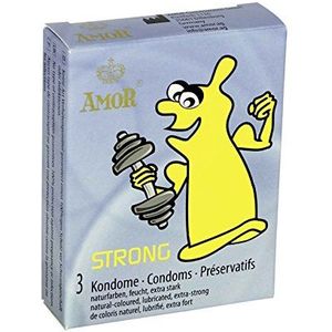 Amor Condome Strong (1 x 3 stuks)