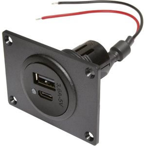 Power usb-c®/a Doppelsteckdose 12 oder 24 v/dc - Procar