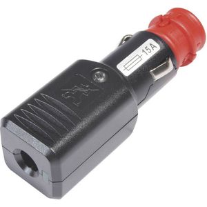 ProCar Universalstecker NG 15A LED mit Zugentlastung mit Sicherung, 12-24 Volt 12 V, 24 V 15 A Sicherheits-Universalstecker