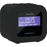 Techniradio 40 DAB+ Wekkerradio - Zwart