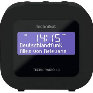 TechniSat - Techniradio 40 - Wekker Radio - Zwart - DAB+ en FM