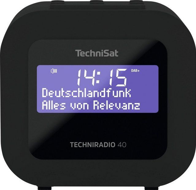 TechniSat - Techniradio 40 - Wekker Radio - Zwart - DAB+ en FM