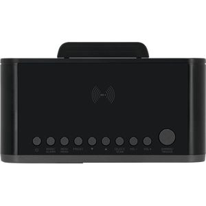 TechniSat - VIOLA CR 1 - DAB+ Wekkerradio - Zwart - Draadloos Opladen, 3,5 Inch Display, 3,3 Watt