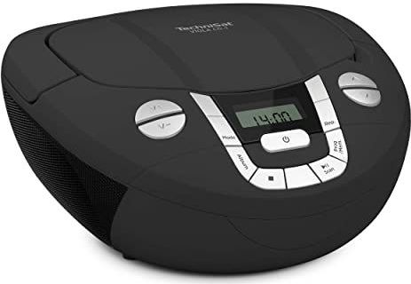 TechniSat - VIOLA CD-1 - Draagbare Stereo CD-Speler - Zwart - Bluetooth, FM-Radio, 2 x 1 W RMS