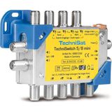 TechniSat TechniSwitch 5/8 mini (Multischakelaar), Satelliet accessoires, Geel, Blauw