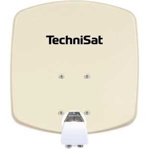 TechniSat DigiDish 33 + Twin LNB Beige Sat/Installatie (Parabolische antenne, 0.60 dB, DVB-S / -S2), SAT Spiegels + SAT Antennes, Beige