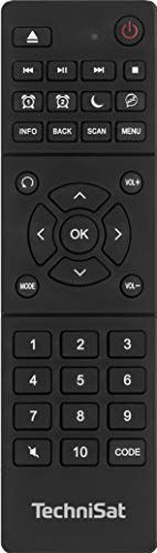 TechniSat 0000/3860 afstandsbediening IR Draadloos Tweewegsradio Drukknopen
