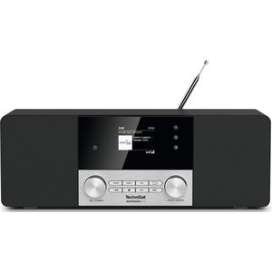 TechniSat DigitRadio 4 C (DAB+, FM, Bluetooth), Radio, Zwart