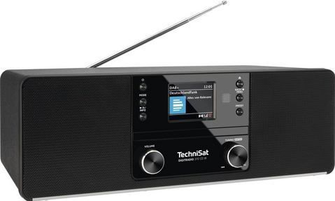 TechniSat - Digitradio 370 CD IR - Internet Radio - DAB+ - Zwart