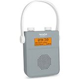 TechniSat DIGITRADIO 30 Badradio DAB+, VHF (FM), DAB Bluetooth Waterdicht Grijs