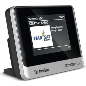 TechniSat DIGITRADIO 11 IR - Tuner voor Internetradio met DAB+ en bluetooh - zwart/zilver