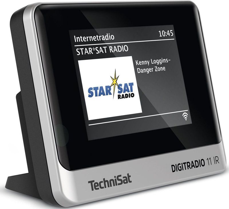 TechniSat - DigitRadio 11 IR - Radiotuner - Zwart/Zilver - DAB+ FM Internetradio