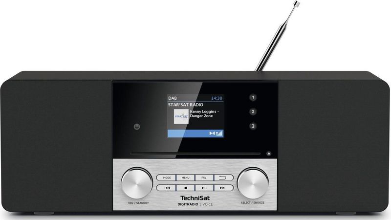 TechniSat - DigitRadio 3 Stem - Radio - Zwart - Zilver