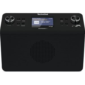 TechniSat DIGITRADIO 21 Onderbouwradio DAB - VHF (FM) AU - Bluetooth Wekfunctie Zwart