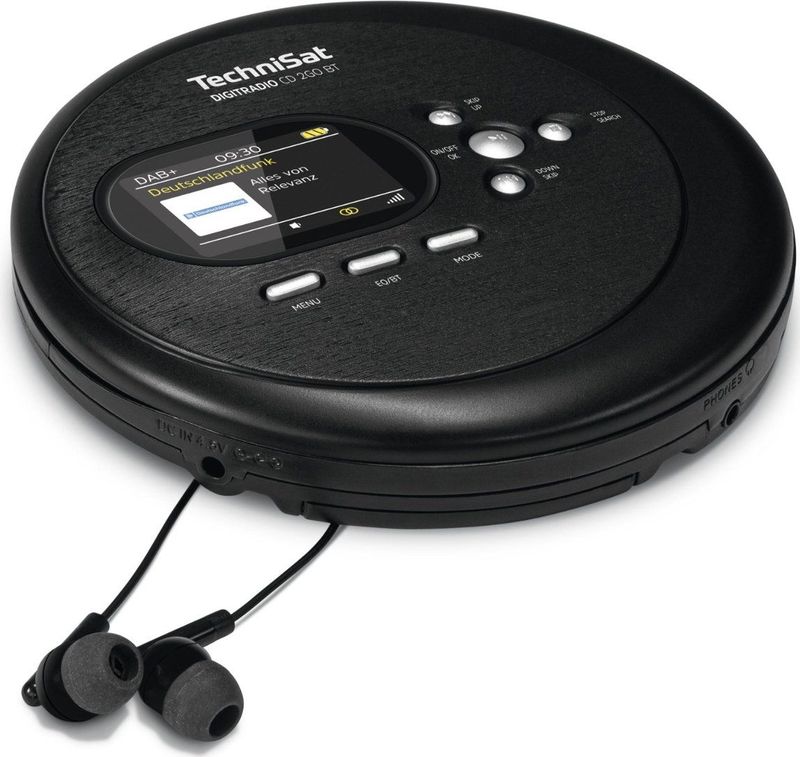 TechniSat - CD2GO - Radio - Zwart - DAB+ - Bluetooth - MP3-functie