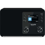 TechniSat DIGITRADIO 370 IR - Stereo internetradio (DAB+, FM, WLAN, draadloos opladen, Bluetooth-audiostreaming, kleurendisplay, USB, AUX, hoofdtelefoonaansluiting, wekker, 10 watt, afstandsbediening)