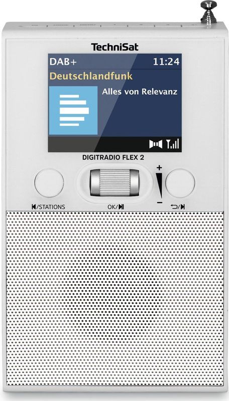 TechniSat DIGITRADIO FLEX 2 DAB+ Stopcontactradio - FM - Bluetooth - Wit