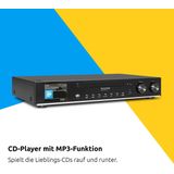 TechniSat DIGITRADIO 143CD (V3) - DAB+ en internetradio ontvanger - CD - Bluetooth - Wi-Fi - zwart