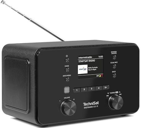 TechniSat - DIGITRADIO 550 IR - Internetradio - Zwart - DAB+ en Bluetooth
