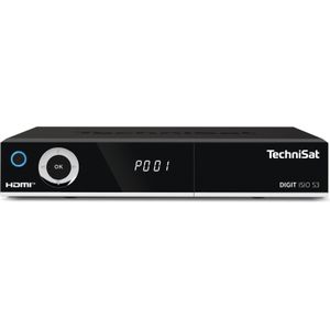 TechniSat DIGIT ISIO S3 HD-satellietreceiver Twin tuner, Ethernetaansluiting, Opnamefunctie