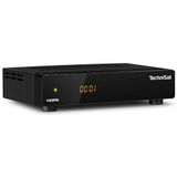 TechniSat HD-S 261 - compacte digitale HD satellietontvanger (Sat DVB-S2, HDTV, HDMI, USB-mediaspeler, voorgeïnstalleerde zenderlijst, sleeptimer, bediening op het apparaat, afstandsbediening) zwart